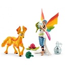 Радуга Дуня с жеребенком Баялой Эльфом Schleich 41438