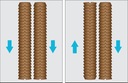 Prírodné vlasy pripevnené na nano krúžky 40cm 0,6g 20 kusov - farba '60 Kód výrobcu NANO40_KOL60_06
