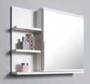 Kúpeľňová skrinka so zrkadlom a policami Biela EAN (GTIN) 5907786843096