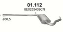 SILENCER CENTRAL AUDI A4 01.112 photo 1 - milautoparts-fr.ukrlive.com