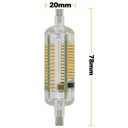 LED žiarovka R7s 5W=40W studená biela 450LM Farba svetla studená biela