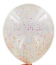 Единственные воздушные шары с пенопластовым конфетти и палочкой, 5 разноцветных штук.