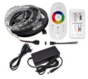 Светодиодная лента SET 5м RGB 5050 60/M пульт TOUCH + блок питания