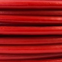 Oceľové lano v Otuline Povlak PVC červený 1/2mm 1x7 1mb Druh oceľové lano