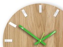 Drevené hodiny Simple Biela&Zelená klasika EAN (GTIN) 5902838312339