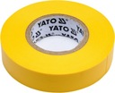 Лента изоляционная 15мм х 20м желтая YT-81594 YATO
