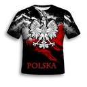 TRIČKO FULLPRINT T-shirt POĽSKO L MÓDNY OROL Značka iná
