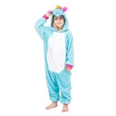 JEDNOROŽEC Pyžamo pre deti Kigurumi Onesie Detský kostým 140-150 cm Hrdina / rozprávka žiadny