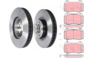 ПЕРЕДНИЕ ТОРМОЗНЫЕ ДИСКИ И ТОРМОЗНЫЕ КОЛОДКИ NISSAN 350Z TRW KPL
