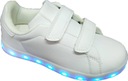 BUTY LED ŚWIECĄCE PODSWIETLANE NA RZEP ROZ.21