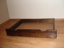 Деревянный сосновый ящик под кроватью, 200 см, ОРЕХ