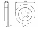 DISCS BRAKE PADS CITROEN C-CROSSER PEUGEOT 4007 302MM REAR photo 2 - milautoparts-fr.ukrlive.com