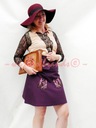 SURrreal Vyšívaná sukňa AFRIKA KMENE purpurová Kód výrobcu DF36353427