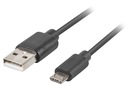 КАБЕЛЬ USB MICRO B - A 2.0 QC 3.0 ЧЕРНЫЙ 0,5М