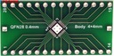 Płytka drukowana QFN28 na DIP28____________PCB-127