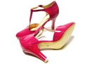 Krásne LaOla 5871 papuče FUCHSIA 100% koža 40 Originálny obal od výrobcu škatuľa