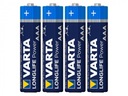 24xBATERIA VARTA LONGLIFE POWER AAA LR3 ALKALICKÁ Technológia spracovania alkalická