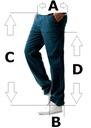 BRAX -super džínsové nohavice L Stredová část (výška v páse) stredná