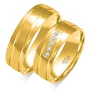 Zlaté prstene 14K BRILANT OP-37 Značka Inna marka