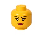 Játéktároló doboz Lego 16 x 18,5 cm LEGO KISLÁNY FEJ Gyártó kódja 40311726