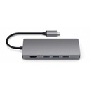 Satechi hliníkový adaptér V2 USB-C, 3x USB-A, 4K HDMI, micro/SD, Ethernet EAN (GTIN) 879961007140