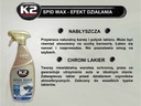 K2 SPID WAX 700ml VOSK vysušuje mokrú karosériu LEŠTI A CHRÁNI 291 Hmotnosť (s balením) 1 kg