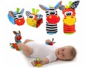 НАБОР НОСКОВ 3D RATTLE + ПОВЯЗОК НАРУЧИ ИЗ 4 ШТ.