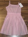 M&Co šaty r 122-128 cm Dominujúca farba ružová