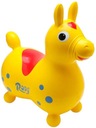 Skoczek do skakania Konik Rody Gymnic żółty