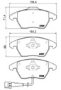 SABOTS DE FREIN BREMBO P85075 AUDI A1 10R- A3 03R- AVANT photo 2 - milautoparts-fr.ukrlive.com