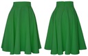 М миди зеленая широкая юбка 38.