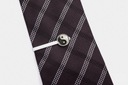 Sponka na kravatu s grafikou YINYANG Šírka 16 mm