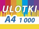 ЛИСТОВКИ А4 1000 ШТ 130Г ЛИСТОВКИ СУПЕР КАЧЕСТВО