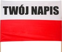 Польский флаг с надписью 150х90см, любой епископский принт