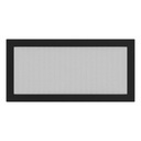 Каминная решетка 22х45 см черная