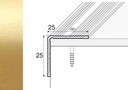 Полоса 90см алюминиевый уголок 25х25мм GOLD А40