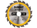 Пильное полотно по дереву DeWALT DT1941 184 мм 18z/30 мм