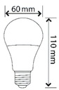 LED ŽIAROVKA E27 3000K 6W = 60W GLOBE 220 - 240 V Počet kusov 1 ks