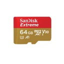 02150m.SANDISK MICRO SDXC 64 ГБ EXTREME 160/60 МБ/с