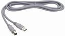 Kabel USB ekranowany USB2.0 THOMSON szary 3m