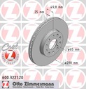 ZIMMERMANN DISQUES AVANT VW GOLF VII 12- 288MM photo 2 - milautoparts-fr.ukrlive.com