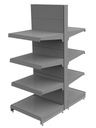 MAGO SHOP SHELF, металлическая гондола, 150/60/82