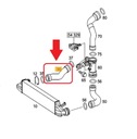 JUNCTION PIPE TUBE RADIATOR W203 2.2 CDI 2035281782 photo 4 - milautoparts-fr.ukrlive.com