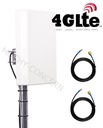 Мощная антенна DUAL LTE Advanced 4G 3G SMA 10 м 30 дБи