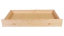SZUFLADA pod łóżko drewniana 148x55 MEBLE KLUPŚ