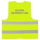 OSTRZEGAWCZA KAMIZELKA SŁUŻBA INFORMACYJNA - 5XL