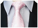 Жаккардовый галстук из микрофибры РОЗОВЫЙ ПЕЙСЛИ g72