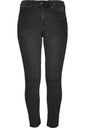 H&M Damskie Czarne Spodnie Jeansy Super Skinny Rurki Dziury Bawełna XS 34 Marka H&M