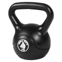 Gorilla Sports Kettlebell činka, plast, čierna, 2 kg Model 100342-00006-0006