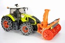 BRUDER 03017 traktor Claas 950 so snehovým pluhom a sťahovacími reťazami Kód výrobcu 03017